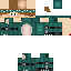 Black skin: raw texture render