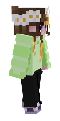 Black skin: body, right side render