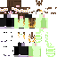 Black skin: raw texture render