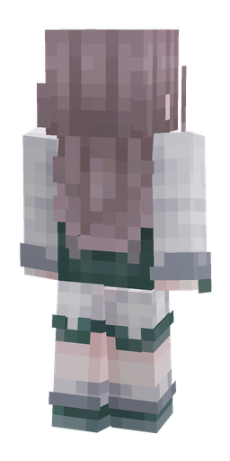 Blue skin: body, back render