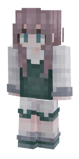 Blue skin: body, front render