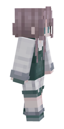 Blue skin: body, right side render