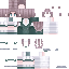 Blue skin: raw texture render