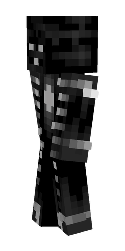 Black skin: body, left side render