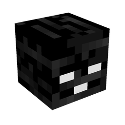 Black skin: head render
