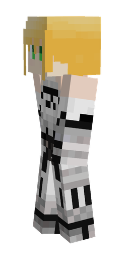 Gray skin: body, left side render