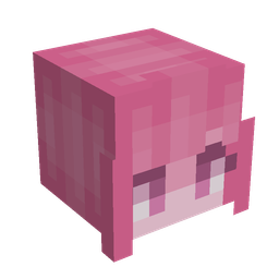 Pink skin: head render
