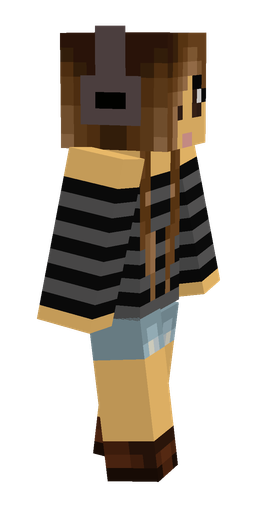 Black skin: body, right side render