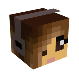 Black skin: head render