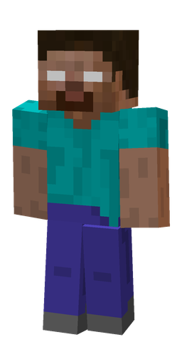 Blue skin: body, front render