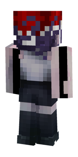 Blue skin: body, back render