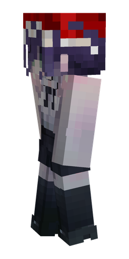 Blue skin: body, left side render