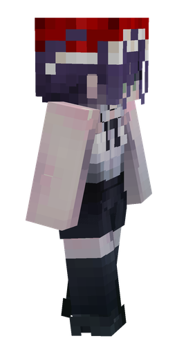 Blue skin: body, right side render