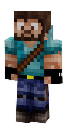 Black skin: body, front render