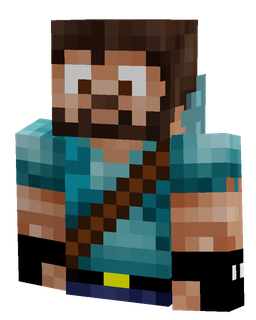 Black skin: bust render