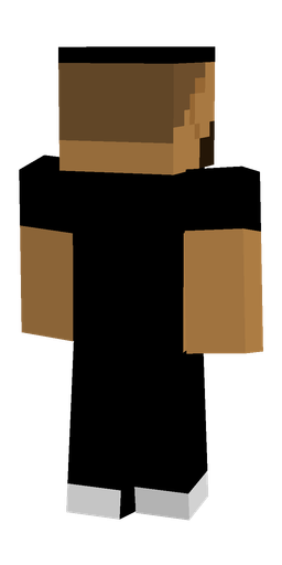 Black skin: body, back render