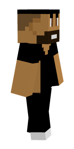 Black skin: body, right side render