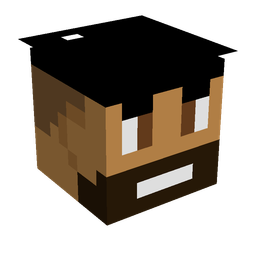 Black skin: head render