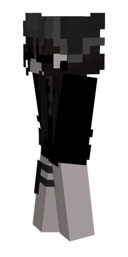 Black skin: body, left side render