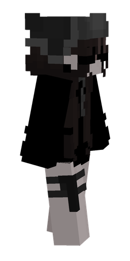 Black skin: body, right side render