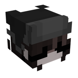 Black skin: head render