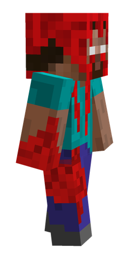 Black skin: body, right side render