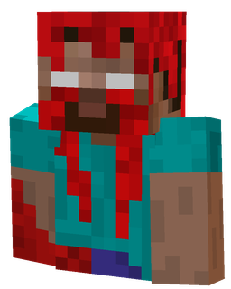 Black skin: bust render
