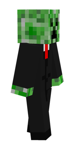 Black skin: body, right side render