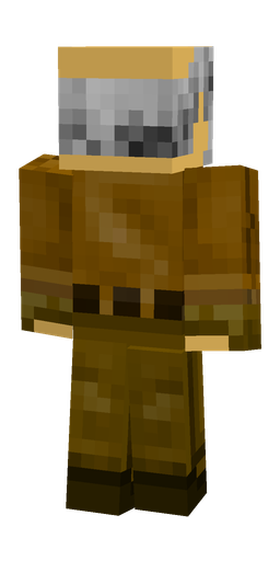 Brown skin: body, back render
