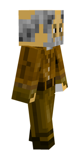 Brown skin: body, right side render