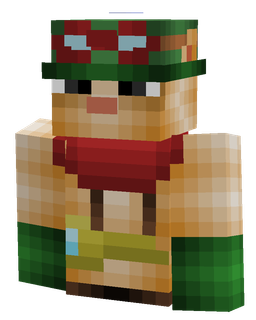 Brown skin: bust render