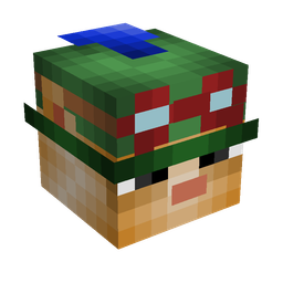 Brown skin: head render