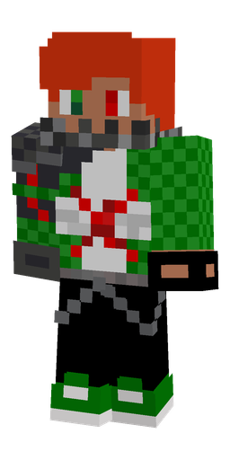 Black skin: body, front render