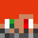 Black skin: face render