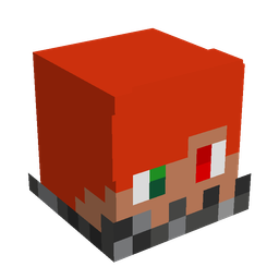 Black skin: head render