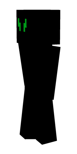 Black skin: body, left side render