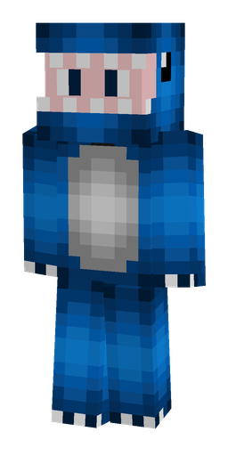 Blue skin: body, front render