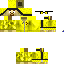 Classic skin: raw texture render