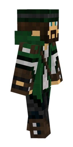 Black skin: body, right side render