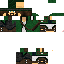 Black skin: raw texture render