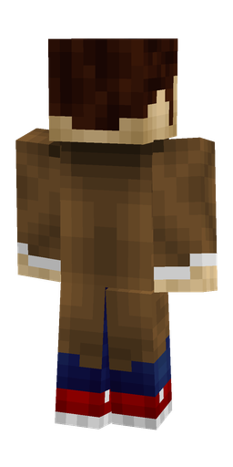 Blue skin: body, back render