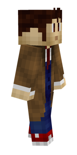 Blue skin: body, right side render