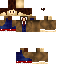 Blue skin: raw texture render