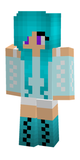 Blue skin: body, front render