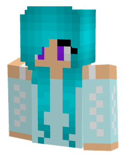 Blue skin: bust render