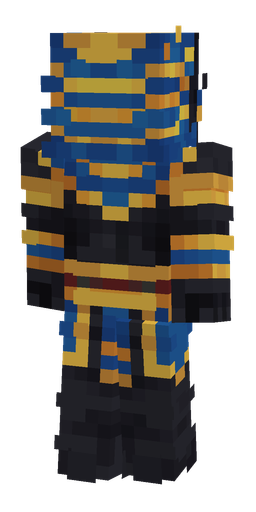 Black skin: body, back render