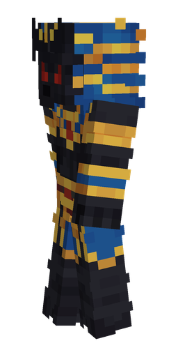 Black skin: body, left side render