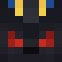 Black skin: face render