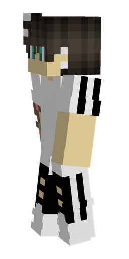 Black skin: body, left side render