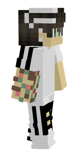 Black skin: body, right side render